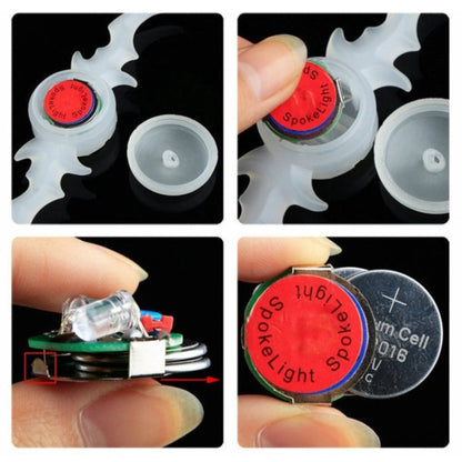Luci LED Colorate per Ruote di Bicicletta - Decorazioni Notturne a