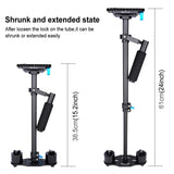 Stabilizzatore Portatile in Fibra di Carbonio PULUZ (38,5-61 cm) per Video e Fotografia