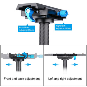 Stabilizzatore Portatile in Fibra di Carbonio PULUZ (38,5-61 cm) per Video e Fotografia