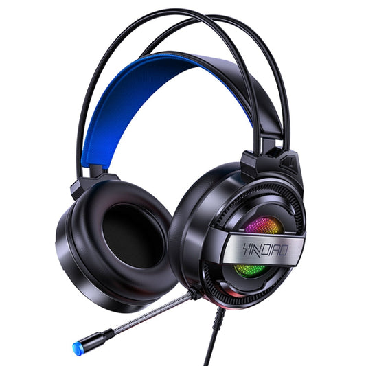 cuffie-da-gioco-e-sport-cablate-usb-yindiao-q3-con-microfono-e-luce-rgb-lunghezza-cavo-167-m-usb - immagine 1