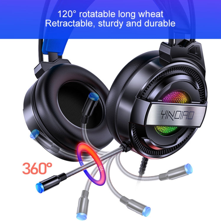 cuffie-da-gioco-e-sport-cablate-usb-yindiao-q3-con-microfono-e-luce-rgb-lunghezza-cavo-167-m-usb - immagine 6