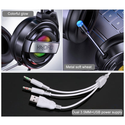 cuffie-da-gioco-e-sport-cablate-usb-yindiao-q3-con-microfono-e-luce-rgb-lunghezza-cavo-167-m-usb - immagine 9