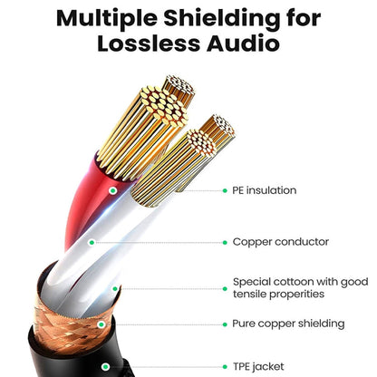 cavo-audio-per-microfono-schermato-mic-da-5-m-a-3-pin-xlr-maschio-a-xlr-femmina-length-5m - immagine 4
