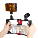 PULUZ 3-in-1-Vlogging-Live-Übertragungs-LED-Selfie-Licht-Videoausrüstungsset...