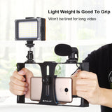PULUZ 3-in-1-Vlogging-Live-Übertragungs-LED-Selfie-Licht-Videoausrüstungsset...