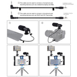 PULUZ 3-in-1-Vlogging-Live-Übertragungs-LED-Selfie-Licht-Videoausrüstungsset...