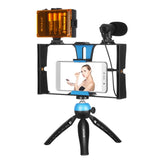 PULUZ 4-in-1-Vlogging-Live-Übertragungs-LED-Selfie-Licht-Videoausrüstungsset...