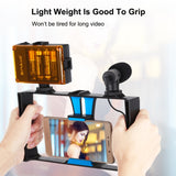 PULUZ 4-in-1-Vlogging-Live-Übertragungs-LED-Selfie-Licht-Videoausrüstungsset...