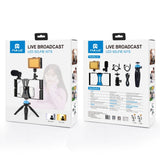 PULUZ 4-in-1-Vlogging-Live-Übertragungs-LED-Selfie-Licht-Videoausrüstungsset...