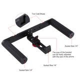 PULUZ 4-in-1-Vlogging-Live-Übertragung, LED-Selfie-Licht, Smartphone-Video...
