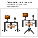 PULUZ 4-in-1-Vlogging-Live-Übertragung, LED-Selfie-Licht, Smartphone-Video...