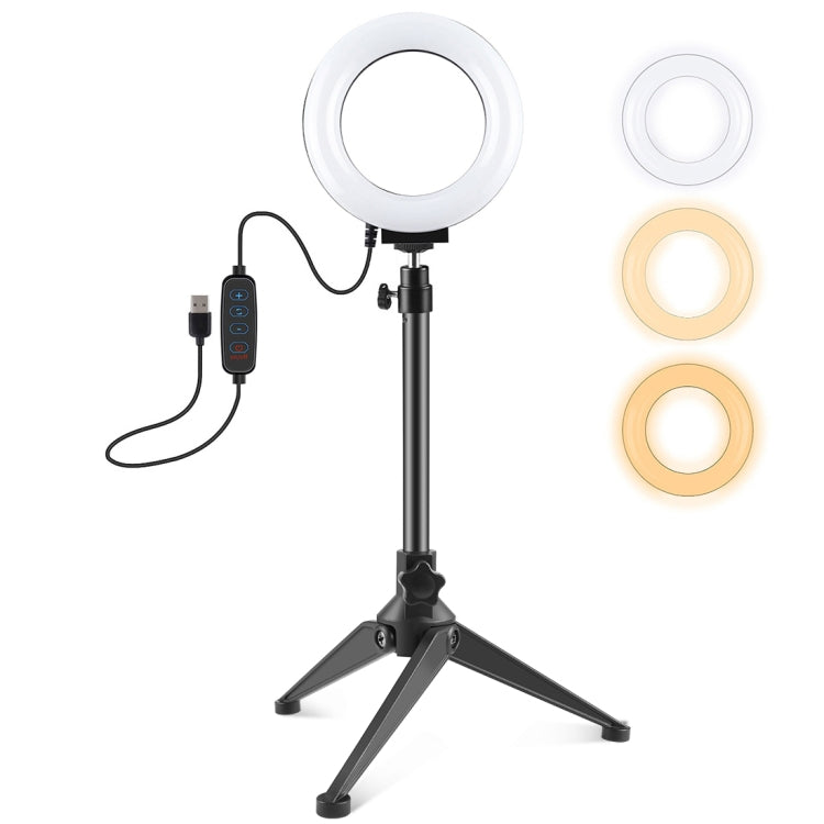PULUZ 4.7 pollici 12 cm USB 3 modalità dimmerabile anello LED Vlogging fotogr...