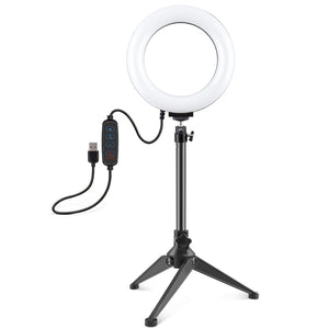 PULUZ 6,2 pollici 16 cm USB 3 modalità dimmerabile anello LED Vlogging fotogr...