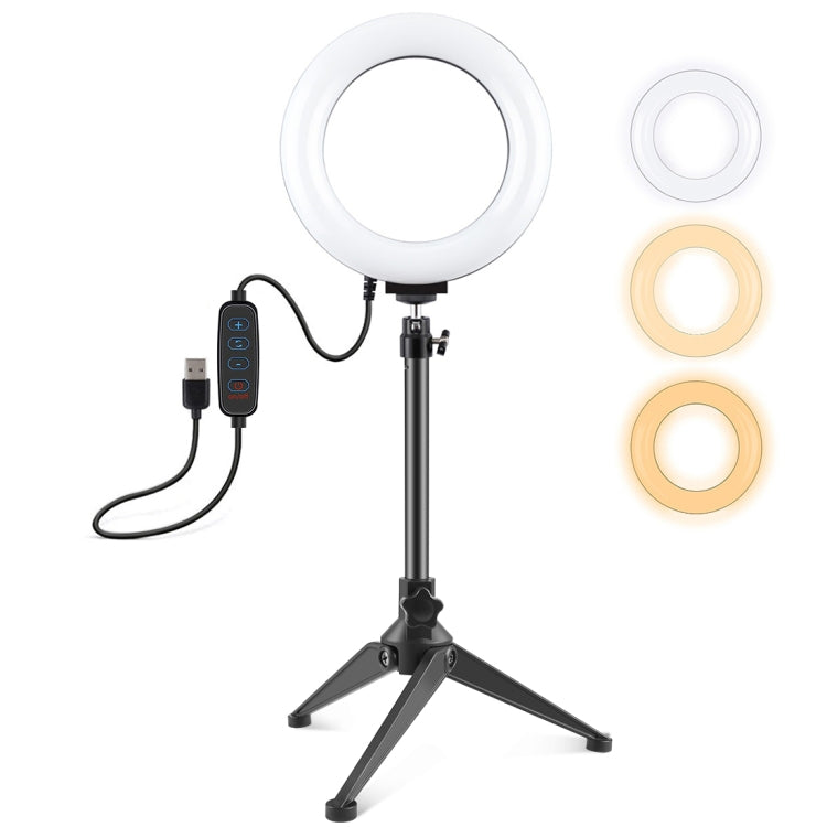 PULUZ 6,2 pollici 16 cm USB 3 modalità dimmerabile anello LED Vlogging fotogr...