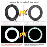 PULUZ 6,2 pollici 16 cm USB 3 modalità dimmerabile anello LED Vlogging fotogr...