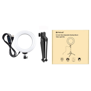 PULUZ 6,2 pollici 16 cm USB 3 modalità dimmerabile anello LED Vlogging fotogr...