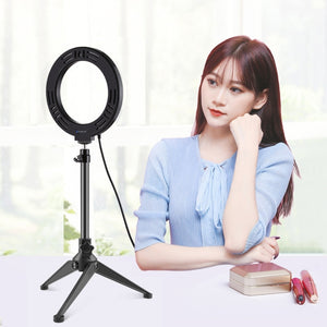 PULUZ 6,2 pollici 16 cm USB 3 modalità dimmerabile anello LED Vlogging fotogr...