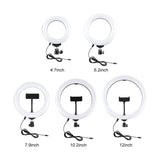 PULUZ 6,2 pollici 16 cm USB 3 modalità dimmerabile anello LED Vlogging fotogr...