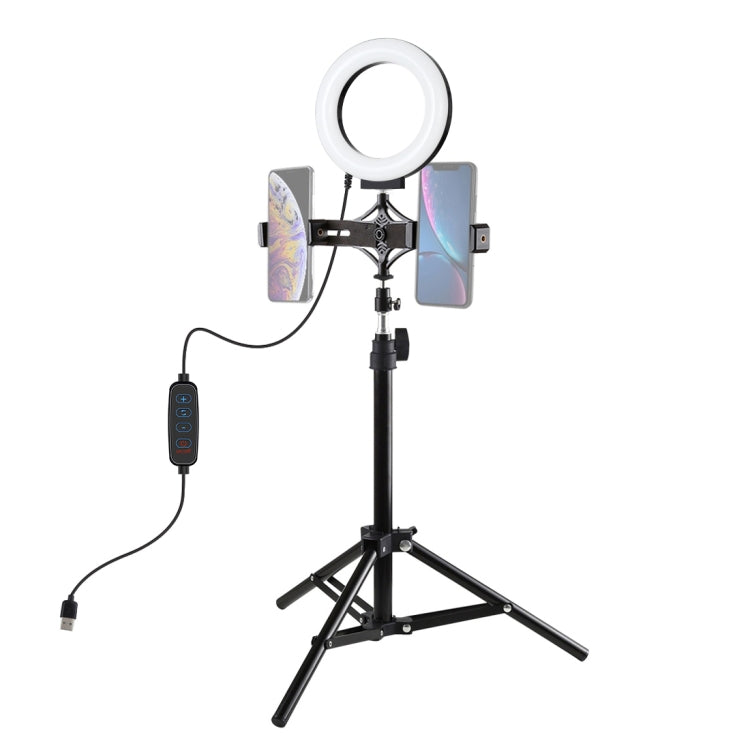 PULUZ Supporto per treppiede da 70 cm + Staffa per doppio telefono per trasmi...