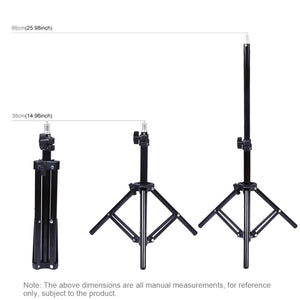 Trépied PULUZ 70 cm + support de téléphone double pour transmet...