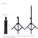 Trépied PULUZ 70 cm + support de téléphone double pour transmet...