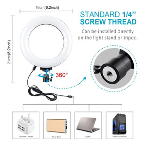 Trépied PULUZ 70 cm + support de téléphone double pour transmet...