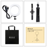 Trépied PULUZ 70 cm + support de téléphone double pour transmet...