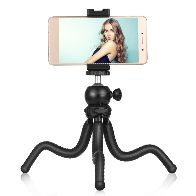 PULUZ Mini Octopus Supporto per treppiede flessibile con testa a sfera e mors...