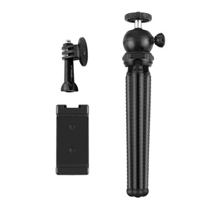 PULUZ Mini Octopus Supporto per treppiede flessibile con testa a sfera e mors...