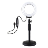 PULUZ 4,7 pollici 12 cm Anello luminoso con superficie curva + Base rotonda S...