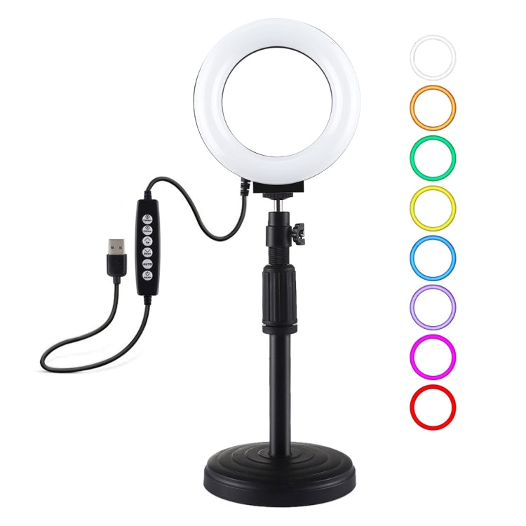 PULUZ 4,7 pollici 12 cm Anello luminoso con superficie curva + Base rotonda S...