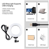 PULUZ 4,7 pollici 12 cm Anello luminoso con superficie curva + Base rotonda S...