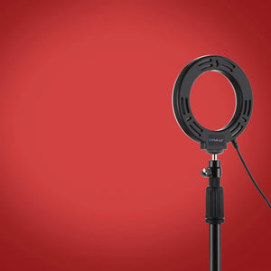 PULUZ 4,7 pollici 12 cm Anello luminoso con superficie curva + Base rotonda S...