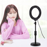 PULUZ 6,2 pollici 16 cm USB 10 modalità 8 colori RGBW dimmerabile anello LED ...