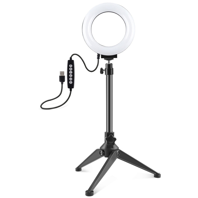PULUZ 4,7 pollici 12 cm USB 10 modalità 8 colori RGBW dimmerabile anello LED ...