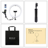 PULUZ 11,8 pollici 30 cm RGB Luce 1,1 m Supporto per treppiede Dimmerabile An...