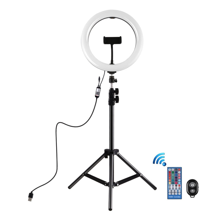 Kit di trasmissione per luce anulare LED RGBW con superficie curva PULUZ da 26 cm