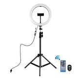 Kit di trasmissione per luce anulare LED RGBW con superficie curva PULUZ da 26 cm