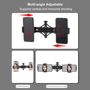 Kit di trasmissione dal vivo con luce video per vlogging ad anello LED PULUZ da 26 cm