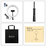 PULUZ 10,2 pollici 26 cm RGBW Luce + 1,65 m Supporto per treppiede Superficie...