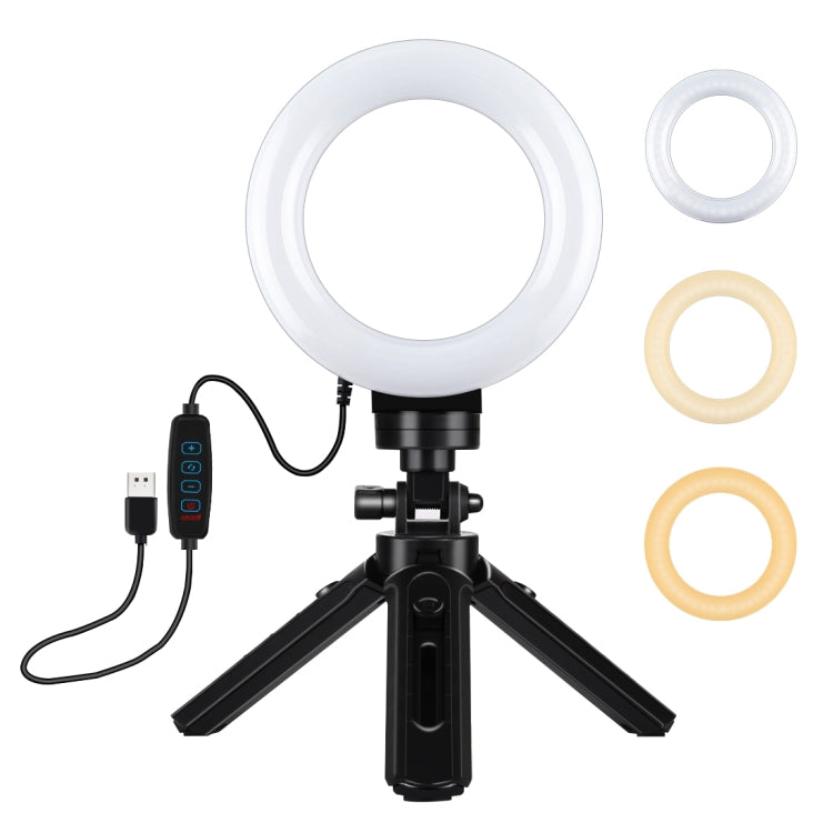 PULUZ 4,7 pollici 12 cm USB 3 modalità dimmerabile anello LED Vlogging fotogr...