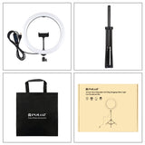 PULUZ 11,8 pollici 30 cm luce + 1,65 m supporto per treppiede superficie curv...
