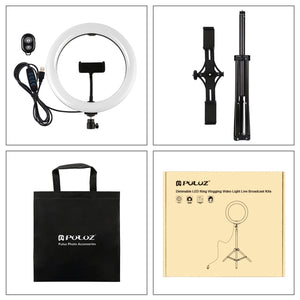 PULUZ 1,65 m Supporto per treppiede + Staffe per doppio telefono + Superficie...