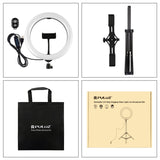 PULUZ 1,65 m Supporto per treppiede + Staffe per doppio telefono + Superficie...