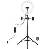 PULUZ 1,65 m Supporto per treppiede + Staffe per doppio telefono + Superficie...