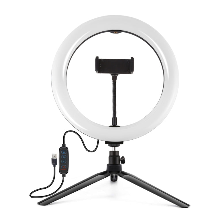 PULUZ 10.2 pollici 26 cm Selfie Beauty Light + Supporto per treppiede da tavo...