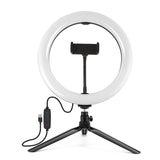 PULUZ 10.2 pollici 26 cm Selfie Beauty Light + Supporto per treppiede da tavo...