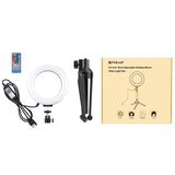 PULUZ 6,2 pollici 16 cm RGBW Luce + Supporto per treppiede da tavolo + Anello...