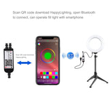 PULUZ 6,2 pollici 16 cm RGBW Luce + Supporto per treppiede da tavolo + Anello...