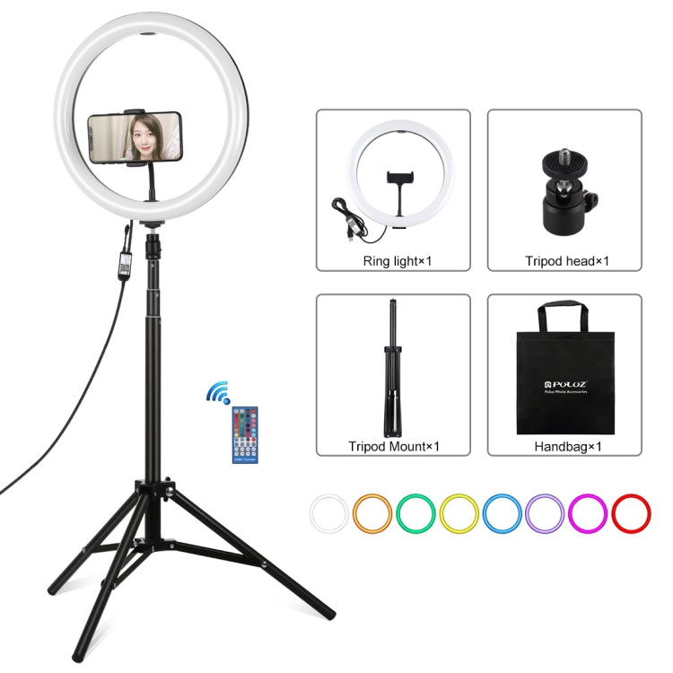 PULUZ 11,8 pollici 30 cm RGBW Luce + 1,65 m Superficie curva RGBW Dimmerabile...